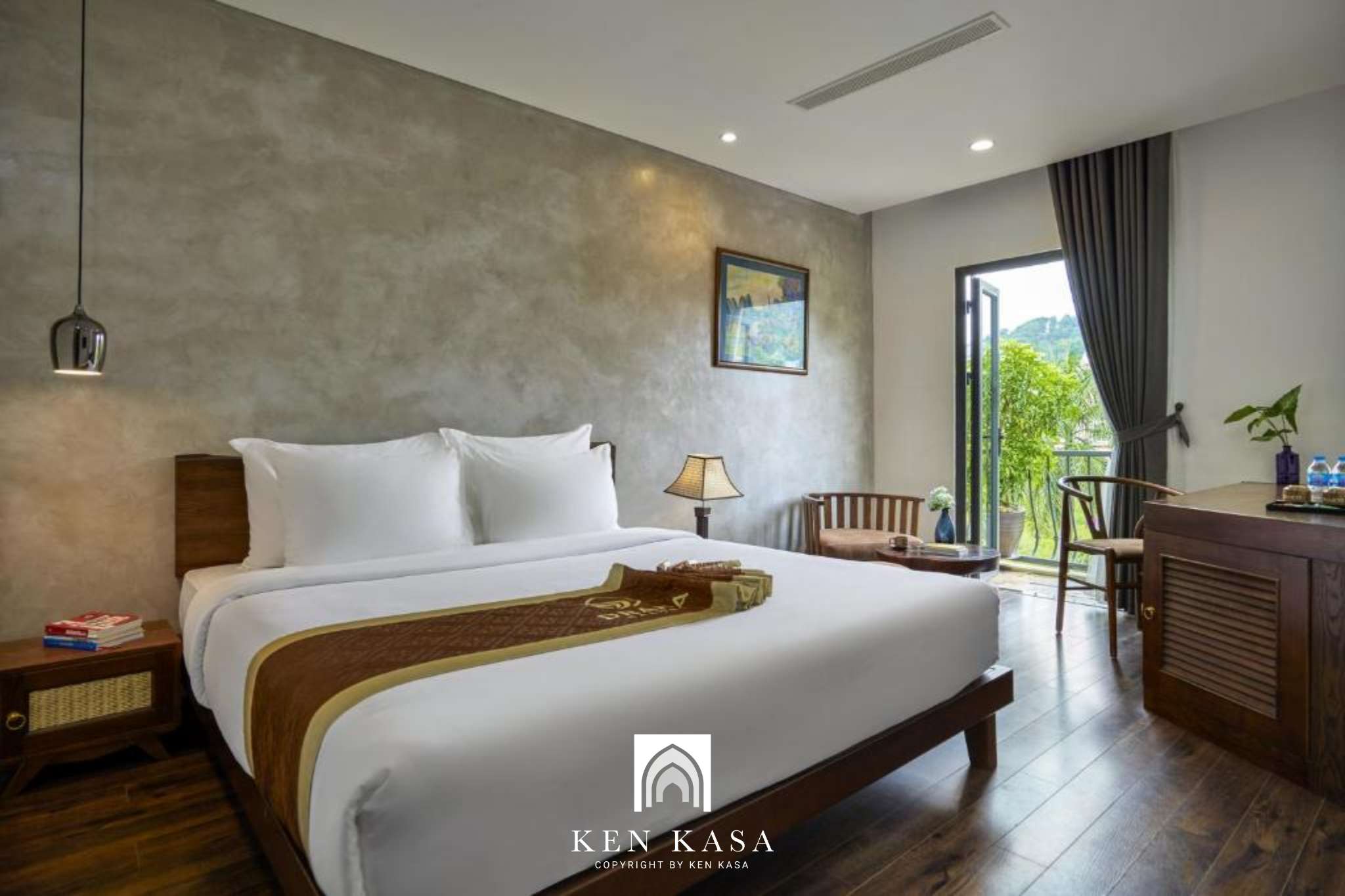 Đây là hạng phòng Deluxe giường đôi của Draha Ha Long